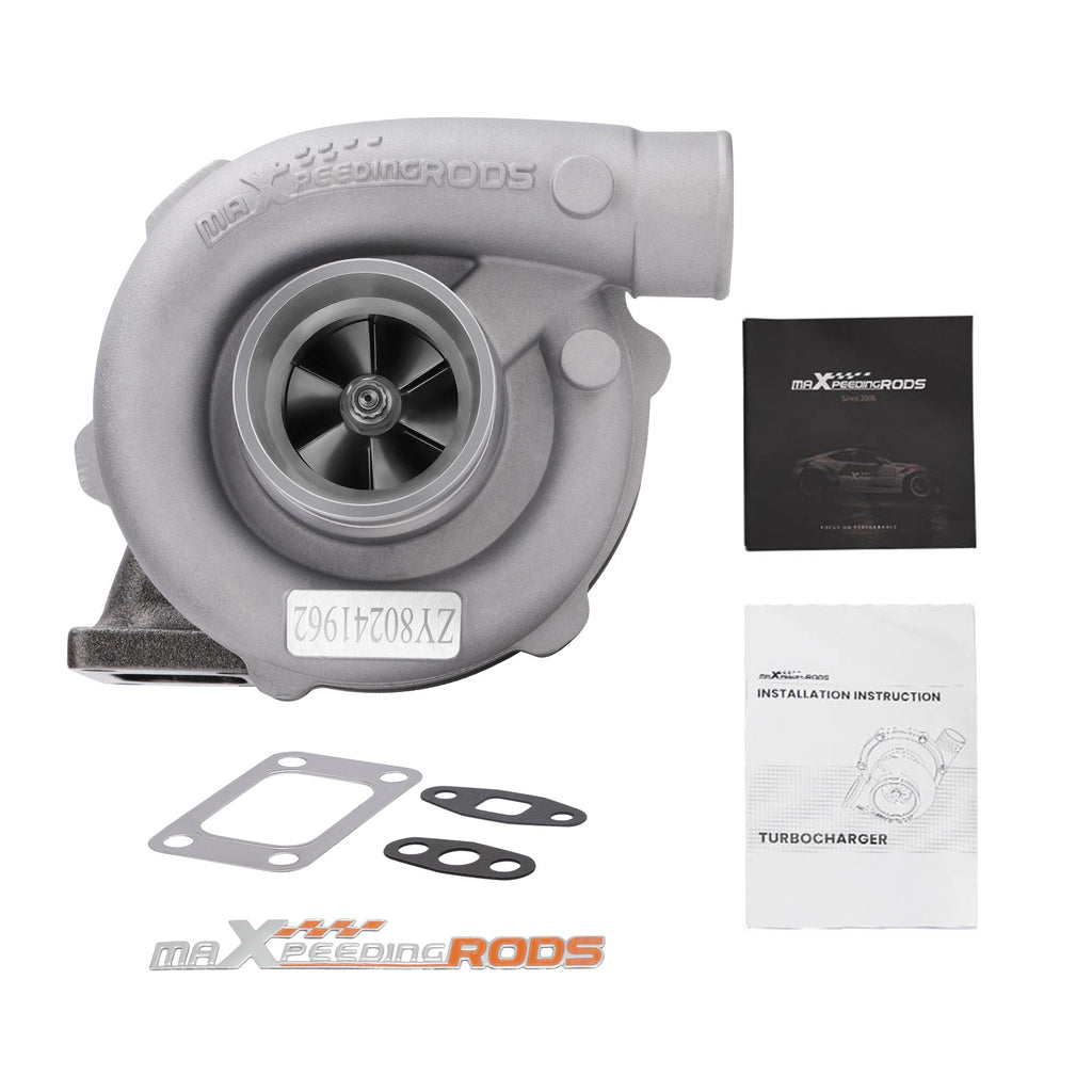 Universal T3 T4 T04E Turbo Turbo .57 A/R Oil CooledTurbine 5 Bolts Flange voor 1.5L to 2.5L 400HP