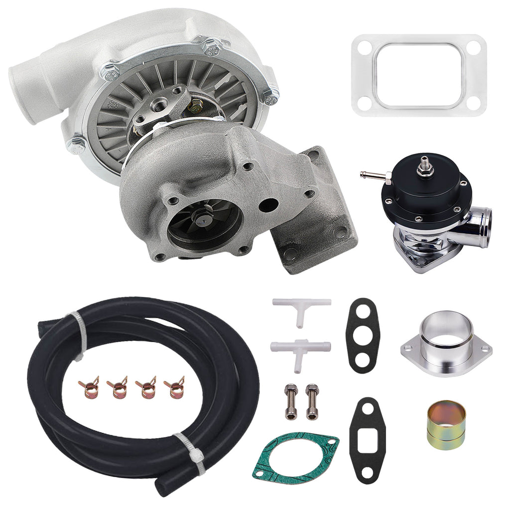 T3 T04E Turbo Universal+Válvula de escape tipo RS .63 T3 Flange 5-bolt Flange