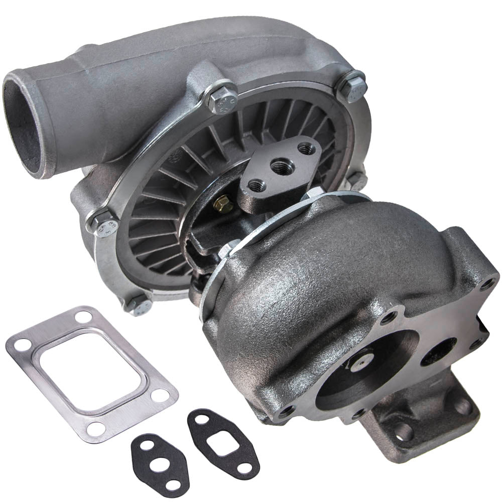 T04E T3 / T4 .63 A / R Turbocompressore Turbina 5 Bulloni Flangia Compressore 400 + Hp Boost Stadio III