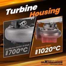 Laad de afbeelding in de galerijviewer, T25 for GT2871 GT2860 Dual Ceramic Ball Bearing Billet Universal Turbo Turbocharger A/R 0.64/0.6