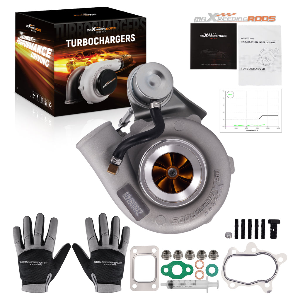 street Turbo T25 T28 voor GT25 GT28 GT2871 2.0BAR up to 350BHP voor 1.6L-2.0L