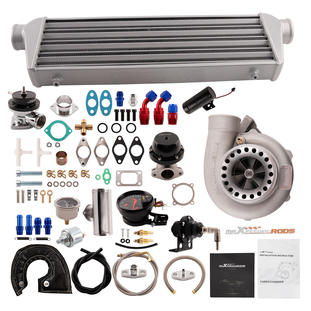 Universal Turbo Kit Perfect voor 2.5-6.0L engine voor GT35 GT3582 Turbo geschikt voor Charger