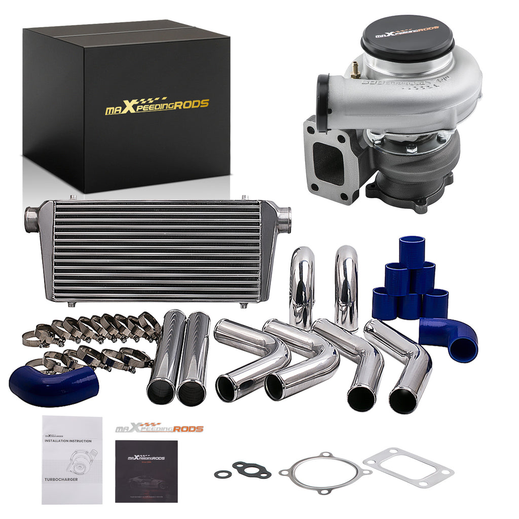 for GT3582 Turbo compatible for Nissan Safari Patrol64mm Pipe Kits, Intercooler 600x300x76