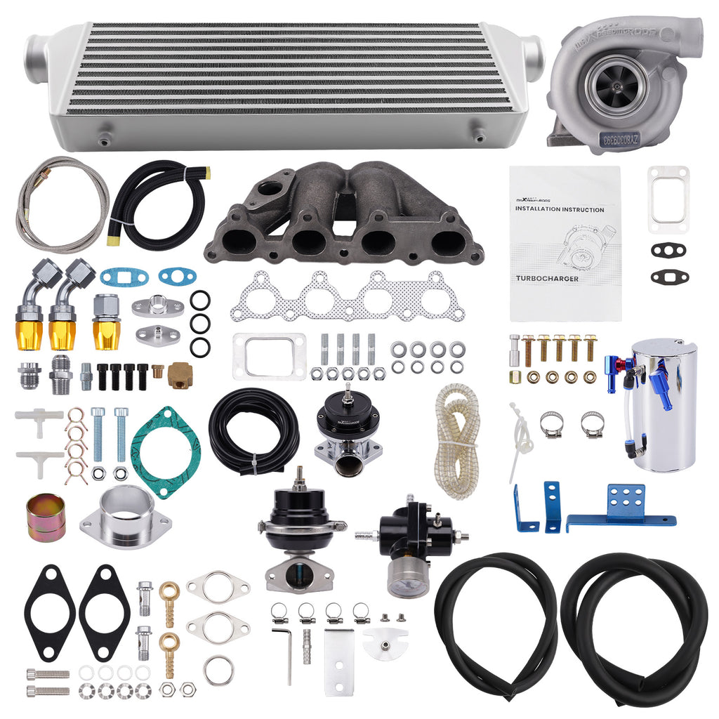 12 PCS Turbo Kit voor D Series voor D15Z1 D16Z6 D16Y7 D16Y5 D16Y8 D15B8 D15B7