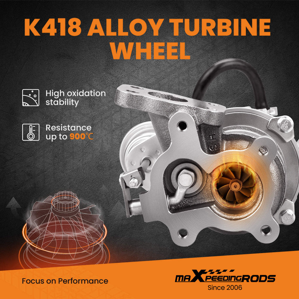 Compatible for Ford Fiesta Fusion compatible for Citroen Xsara Tdci 1.4 L DV4TD KP35 54359880009 Turbo Turbocharger
