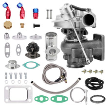 Laad de afbeelding in de galerijviewer, T3 T04E Turbo V-Band 400+HP Internal Wastegate+Oil Return + Feed LineBOV