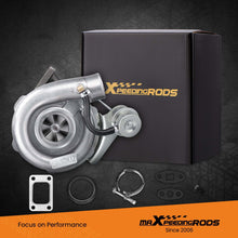 Laad de afbeelding in de galerijviewer, T3 T4 Turbo .63 A/R Oil Hybrid V Band Universal Turbocharger for 4 6 Cyl tcd