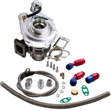 Laad de afbeelding in de galerijviewer, T3 TO4E Turbo Turbocompressore Turbina 0.63 AR Line Kit Oil Cooled 420HP