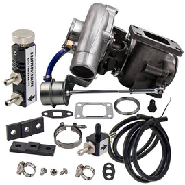 T04E T3/ T4 Turbo Compressor Turbo 400 + V-Band Oil Cooled Boost Controller