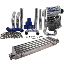 Laad de afbeelding in de galerijviewer, Universal T3 Turbo 27x7x2.5 2.5 Kit tubi intercooler