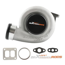 Laad de afbeelding in de galerijviewer, Billet Compressor Wheel Street Turbo Turbo voor GT45 T4 V-Band Com. A/R .66 A/R 1.05 Oil Cooled 600+HP