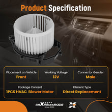 Laad de afbeelding in de galerijviewer, HVAC Heater Blower Motor for C4 Picasso/Grand Picasso 2006-2013 3011005 6441.CG