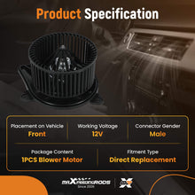 Laad de afbeelding in de galerijviewer, Blower Motor compatible for Nissan Primastar X83 1.9 2.0 2.5 DCi 2001-2024 93161216 4409447