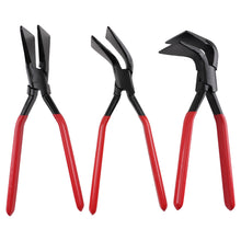 Laad de afbeelding in de galerijviewer, 3 Piece Bending Pliers Set Steel Sheet Metal Folding Tool 0° 45° 90° 28cm