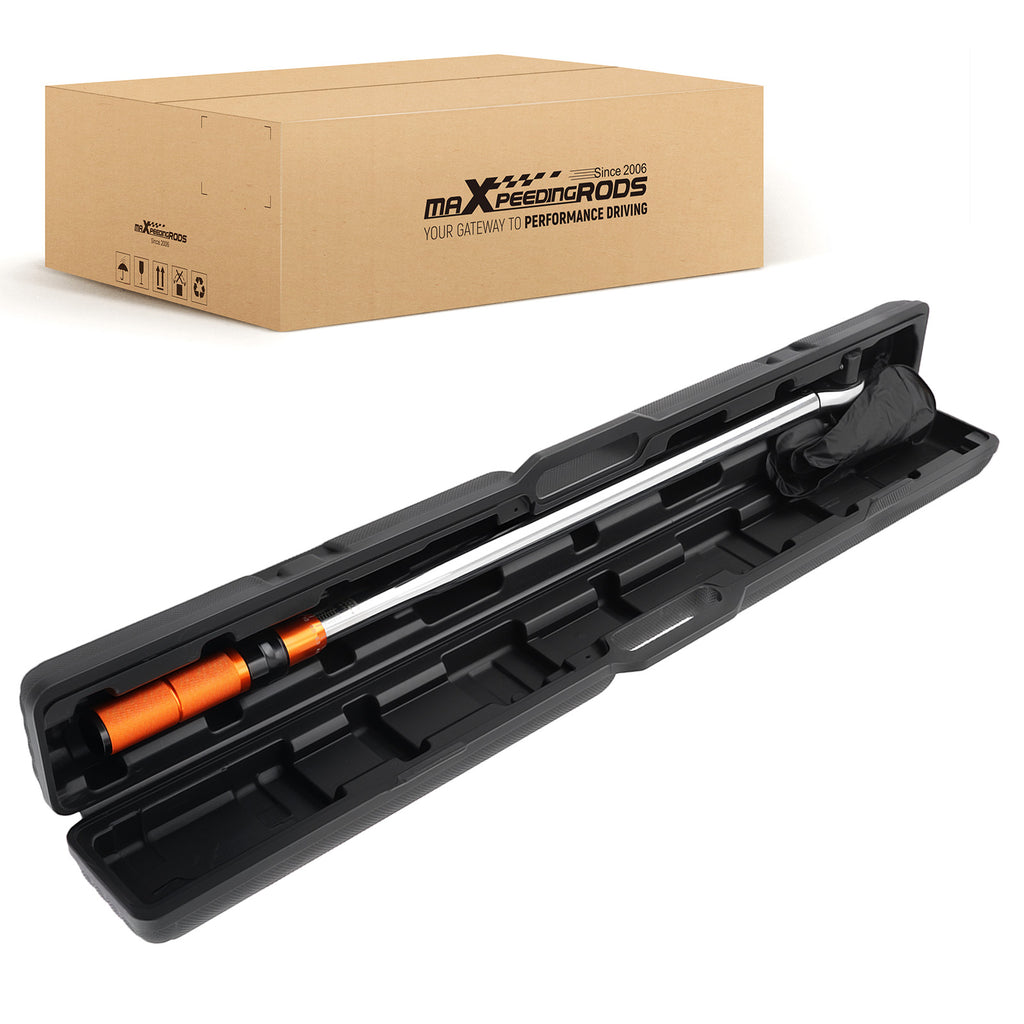 3/4 Adjustable Click Torque Wrench 100-500 Nm Aluminum Alloy Tool Set