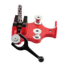 Laad de afbeelding in de galerijviewer, 5 Inch Bench Chain Vise Cast Iron Pipe Holder 1/8-5 Capacity