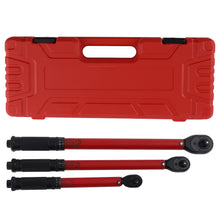 Laad de afbeelding in de galerijviewer, Professional Mechanic Torque Wrench Set 1/4 3/8 1/2 Drive 3-230Nm Kit