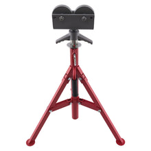 Laad de afbeelding in de galerijviewer, Adjustable Pipe Jack Stand 2500lbs Roller Head 32-55in Steel Heavy Duty