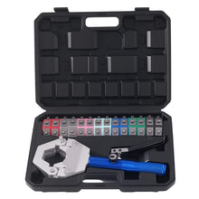 Laad de afbeelding in de galerijviewer, Compatible for AC A/C Hose Crimper Hydraulic CRV 7 Dies Wiring Pliers Tool Kit 71500