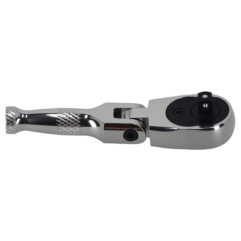 1/4 Drive 72-Tooth Ratchet Wrench CR-V 180° Flexi-Head Stubby