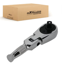 Laad de afbeelding in de galerijviewer, 180° Flexi Head 72-Tooth Ratchet Wrench 3/8 Drive Stubby CR-V