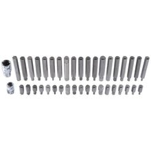 Laad de afbeelding in de galerijviewer, 40PC Professional Bit Set Star T20-T55 Hex 4-12mm Spline M5-M12 with Adapters