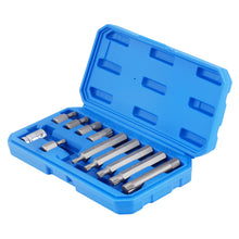 Laad de afbeelding in de galerijviewer, 12 Point Spline 3/8 Drive Triple Square Socket Set M5 M6 M8 M10 M12 11pcs