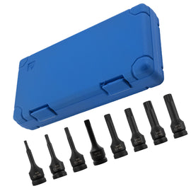8-Stuk Fluted Sockets CR-MO voor Professional Tools