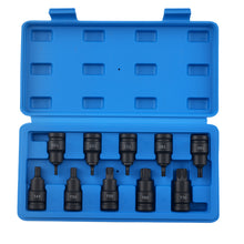 Laad de afbeelding in de galerijviewer, 1/2 Drive Impact Socket Set Star 10PC T20-T70 S2 Steel Tool Kit N