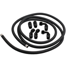 Laad de afbeelding in de galerijviewer, AN10 12Feet Steel Nylon Braided Oil Fuel Line Hose End Fitting Adaptor Kit