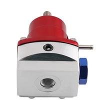 Laad de afbeelding in de galerijviewer, Adjustable Fuel Pressure Regulator Kit + 100psi Gauge AN-6 Fitting End New