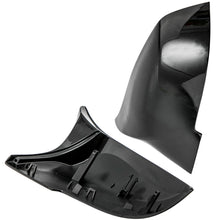 Laad de afbeelding in de galerijviewer, Gloss Black Wing Mirror Cover Cap geschikt voor BMW F20 F21 F22 F30 F31 F32 F36 X1 E84 F87