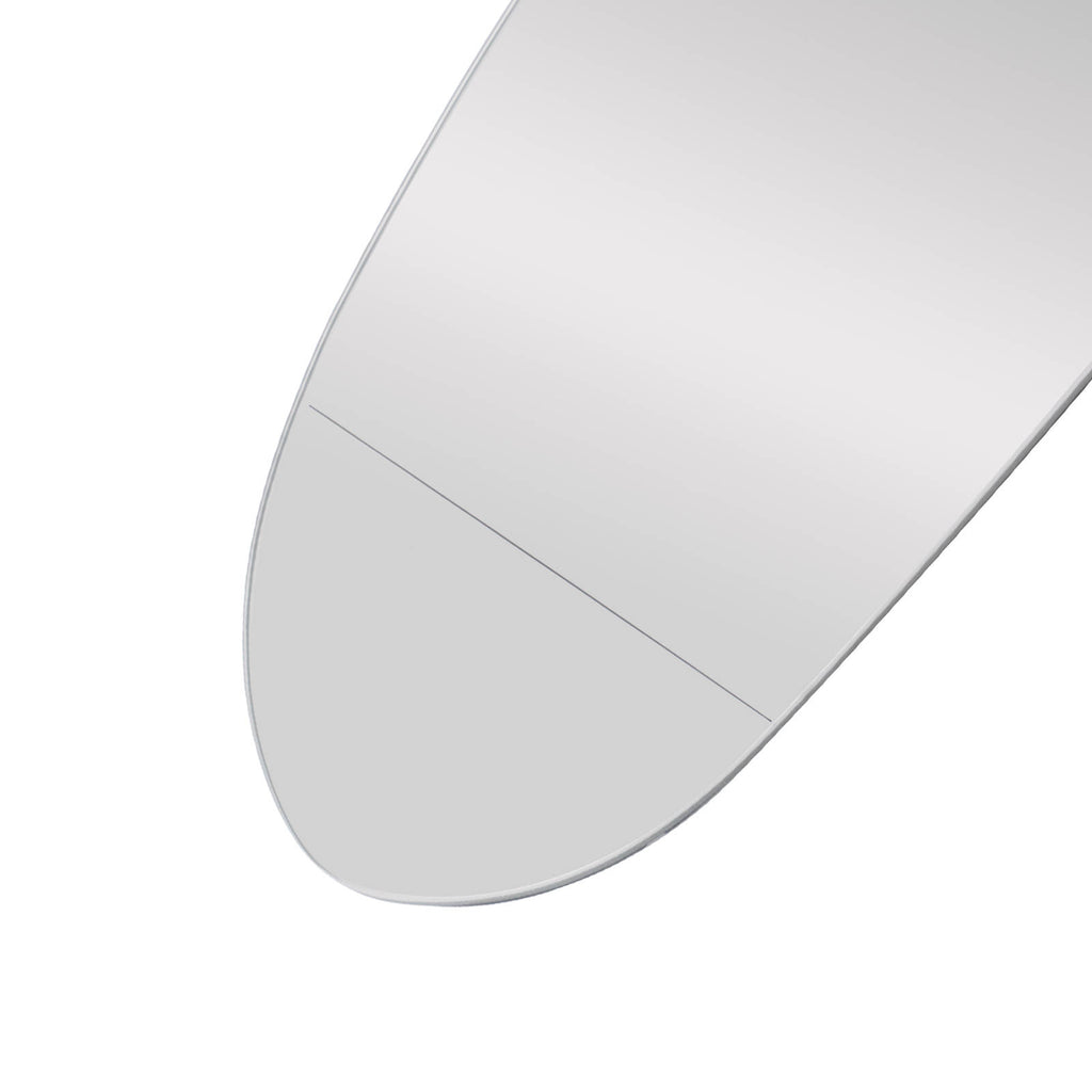 Left Front Heated Mirror Glass compatible for Audi A6 2011-2018 4G0857535 Aspherical