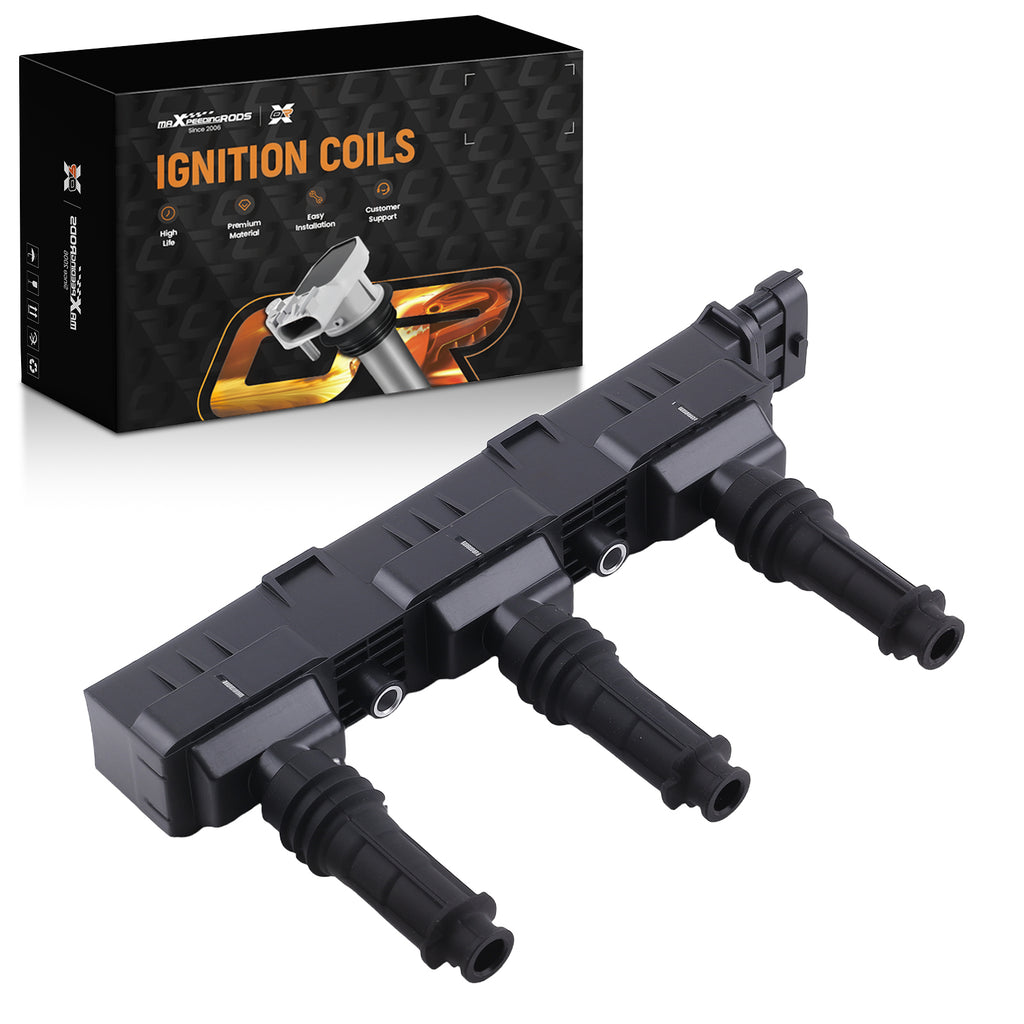 Ignition Coil Kit geschikt voor Vauxhall Corsa B C 1.0L Z10XE 090532618 3-Pin 2000-2003
