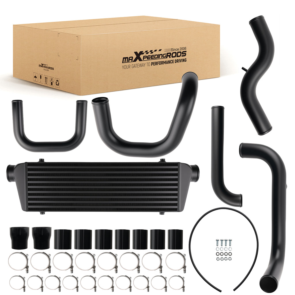 2.5 Intercooler kitKit geschikt voor Honda Civic/Del Sol 92-97 Black Bar Plate 64mm