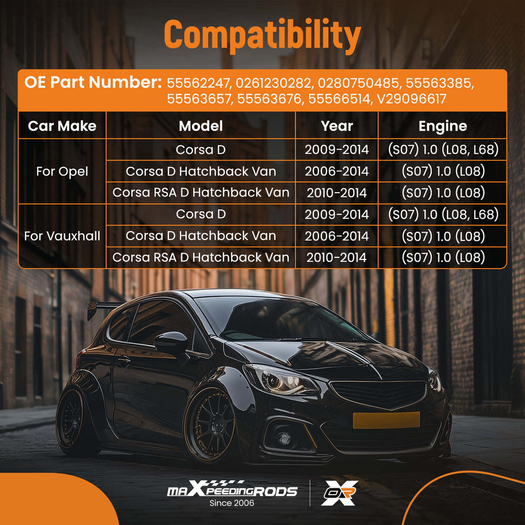 Engine Intake Manifold compatible for Opel Vauxhall Corsa D 998 1.0 2006 2007-2014 55563385