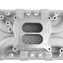Laad de afbeelding in de galerijviewer, Dual Plane Satin Aluminum Intake Manifold compatible for Ford Small Block SBF 260 289 302