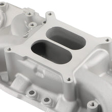 Laad de afbeelding in de galerijviewer, Dual Plane Satin Aluminum Intake Manifold compatible for Ford Small Block SBF 260 289 302