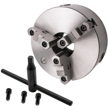 Laad de afbeelding in de galerijviewer, 8 3 Jaw Self Centering Lathe Chuck Milling K11-200A Hardened Steel