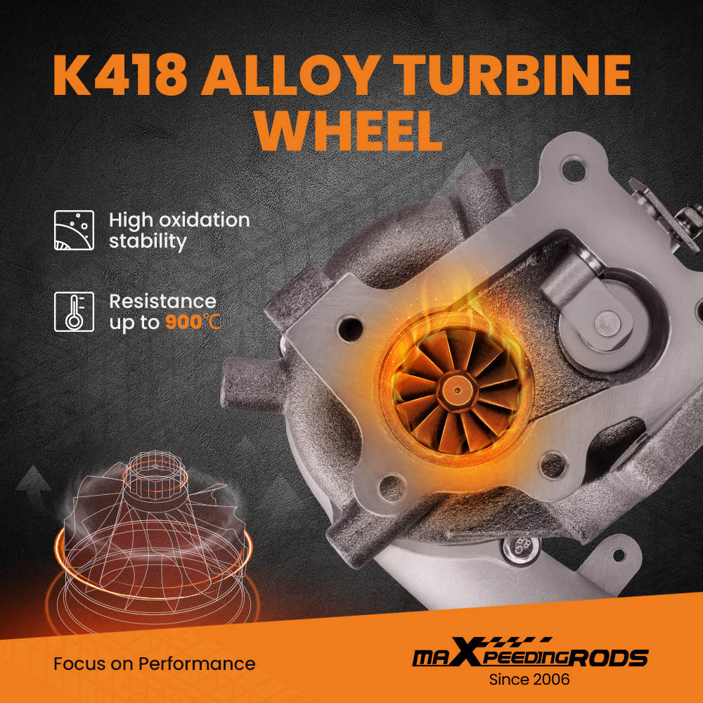 K0422 882 881 Turbo Turbocharger compatible for Mazda 3 6 2.3L CX-7 CX7 DISI MZR engine