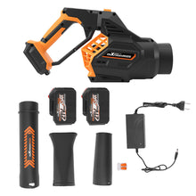 Laad de afbeelding in de galerijviewer, Soplador 21V 4500mAh 580 CFM 160 MPH Diseño Ergonómico 2 Baterías