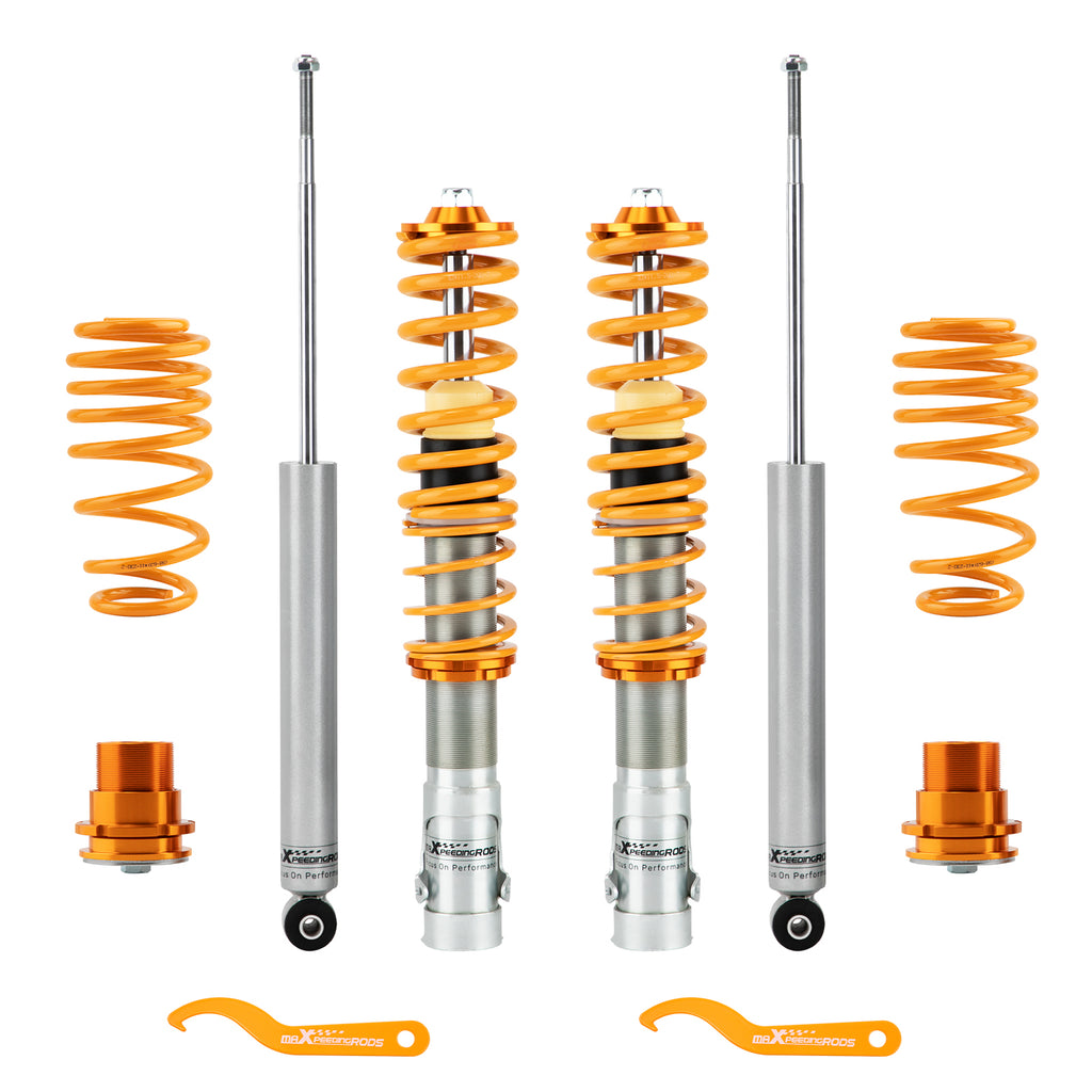 geschikt voor VW LUPO +geschikt voor SEAT AROSA 1998–2005 Adjustable Schroefset Ophanging Spring kit Lowering Kit