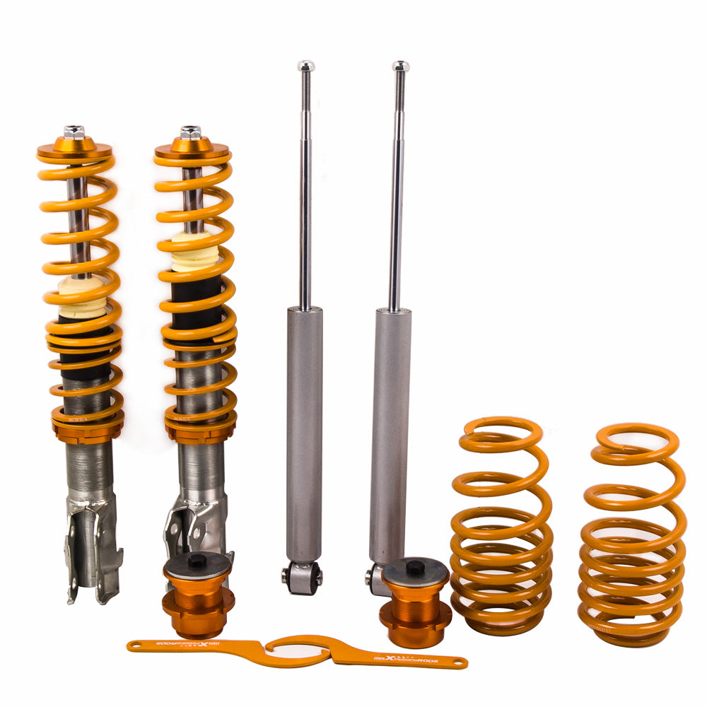 4x Ammortizzatore Sospensione Coilover Suspension Spring kit compatible for VW Lupo 6X