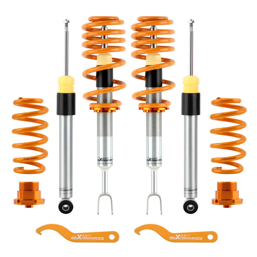 Lowering Ophanging Kit Schroefsets Shock Absorber geschikt voor Audi A4 8E B6 B7 2001-2009