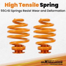 Laad de afbeelding in de galerijviewer, Coilovers Kit compatible for BMW E46 Coupe Sedan Shocks Yellow