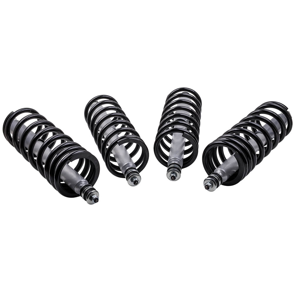 4 Kit Ammortizzatori Sospensione + Bobina Molla compatible for Land Rover Defender 90 74-97 Lowering Kit