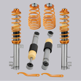 Schroefset Suspension Schokdempers Veerpoten geschikt voor Fiat 500/ Panda Mk2 Hydrogen