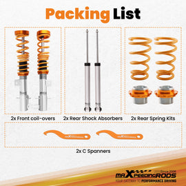 Compatible for Fiat Grande Punto (199) Compatible for Abarth 2007 2008 2009 2010 Coilover Suspension Kit