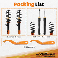 Laad de afbeelding in de galerijviewer, Lowering Suspension Coilovers Kits compatible for Audi A3 8V (2012–2020)