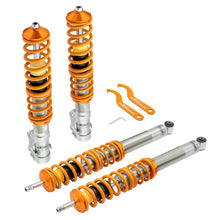 Laad de afbeelding in de galerijviewer, Schroefset Coil Spring Over Struts Adjustable geschikt voor VW Golf MK2 MK3 Jetta MK2 Lowering Kit